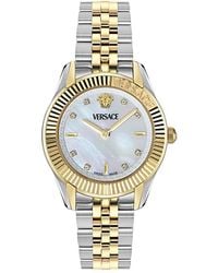 Versace - Greca Time Bracelet Watch, 30Mm - Lyst