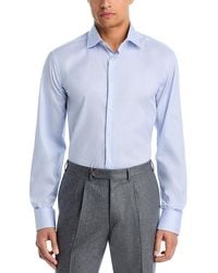 Canali - Long Sleeve Button Front Shirt - Lyst