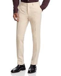 HUGO - Hesten Melange Extra Slim Fit Suit Pants - Lyst