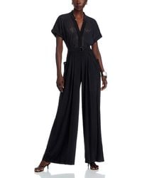 Norma Kamali - Geralyn Short Sleeve Jumpsuit - Lyst