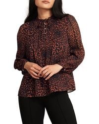 Hobbs - Carolina Ruffled Neck Blouse - Lyst