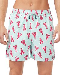 Tom & Teddy - Lobster Print 6 Swim Trunks - Lyst