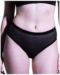 EBY - Sheer High Cut Highwaisted Brief - Lyst