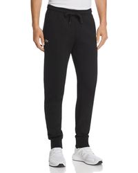 lacoste black track pants