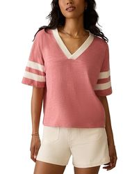 Faherty - Sunwashed Varsity Tee - Lyst