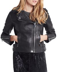 Bcbgeneration Leather Jackets For Women Lyst Com