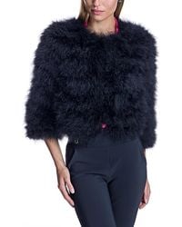 Maximilian - Feather Bolero Jacket - Lyst