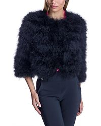Maximilian - Feather Bolero Jacket - Lyst