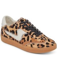 Dolce Vita - Notice Stitch Leopard Print Sneakers - Lyst