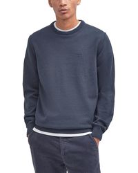 Barbour - Slim Fit Crewneck Sweater - Lyst