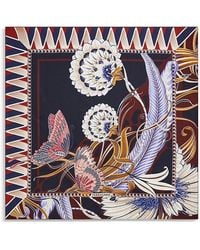 Ferragamo - Giada Print Wool Shawl - Lyst