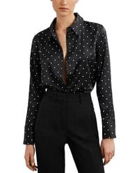 Reiss - Polka Dot Silk Shirt - Lyst