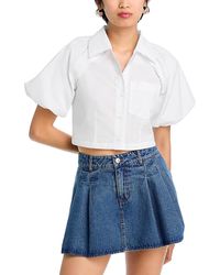 Steve Madden - Reece Cropped Shirt - Lyst