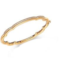 Roberto Coin - 18K Cialoma Diamond Cloud Bangle Bracelet - Lyst