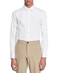 Sandro - Seamless Stretch Button Up Shirt - Lyst