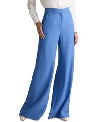 St. John - Wide Leg Suiting Pants - Lyst
