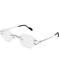 Cartier - Round Glasses, 52Mm - Lyst