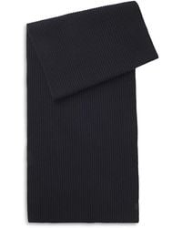 BOSS - Hero Ribbed Scarf - Lyst