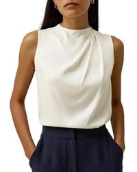 LILYSILK - Sleeveless Minimalist Top - Lyst