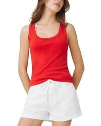 Splendid - Fine Rib Scoop Neck Tank - Lyst