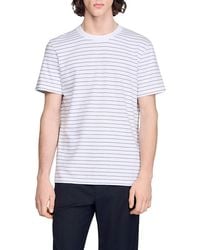 Sandro - Striped Tee - Lyst