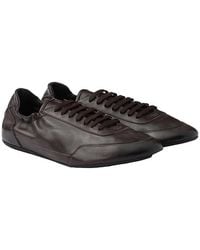 Prada - Collapse Leather Sneakers - Lyst