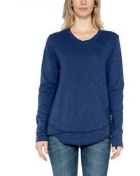 Wilt - Clothing Long Sleeve Mock Layer Tee - Lyst
