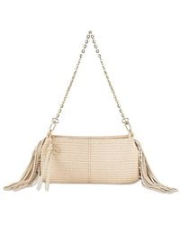 Maje - Miss M Raffia Look Clutch - Lyst
