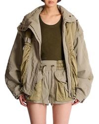 Balmain - Cotton And Twill Bomber Jacket - Lyst