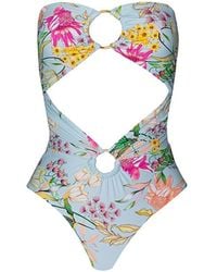 PQ Swim - Strapless One Piece Swimsuit - Lyst
