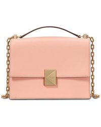 Kate Spade - Deco Pebbled Leather Small Chain Shoulder Bag - Lyst