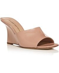 Stuart Weitzman - Vini 85 Wedge Mules - Lyst