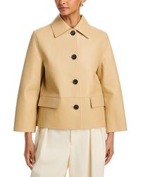 TOTEME - Bonded Leather Jacket - Lyst