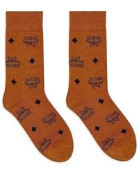 MCM - Monogram Knit Socks - Lyst