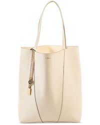 Chloé - Spin Medium Leather Tote - Lyst