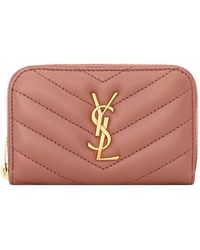 Saint Laurent - Cassandre Wallet - Lyst