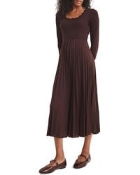 Mint Velvet - Scallop Trim Midi Dress - Lyst