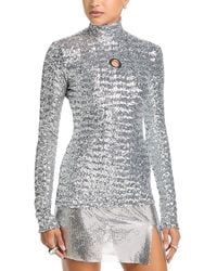 Rabanne - Haut Sequined Top - Lyst