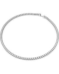 Swarovski - Matrix Crystal Tennis Necklace - Lyst
