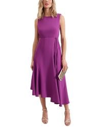 Phase Eight - Maya Cowl Back Midi Dress - Lyst
