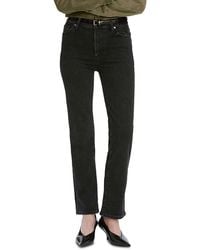 FRAME - Pixie Le Sleek High Rise Straight Leg Jeans - Lyst