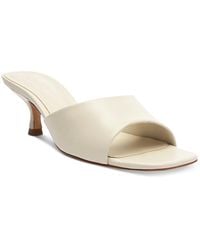 SCHUTZ SHOES - Dethalia Square Toe Mid Heel Sandals - Lyst
