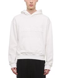 Helmut Lang - Embossed Studio Hoodie - Lyst