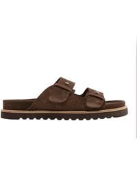 Jenni Kayne - Hutton Suede Slide Sandals - Lyst