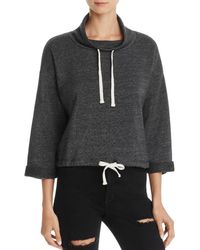 Alternative Apparel Funnel Neck Sweatshirt - Black