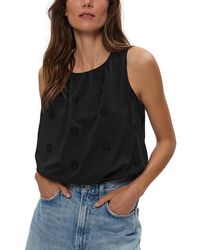 Michael Stars - Hazel Eyelet Bubble Top - Lyst