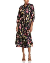 Cara Cara - Hutton Floral Midi Dress - Lyst