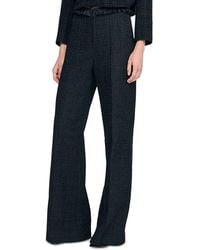Sandro - Tweed Suit Trousers - Lyst