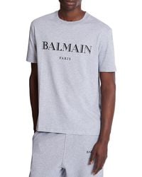 Balmain - Vintage Logo Graphic Tee - Lyst