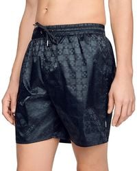 Sandro - Square Cross 5 Swim Shorts - Lyst
